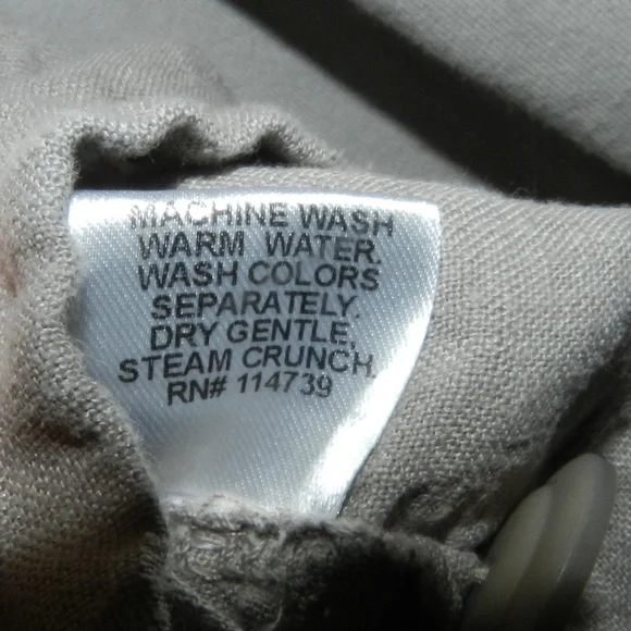 Flax Linen Button Front Hooded Jacket Drawstring Waist - Picture 11 of 12